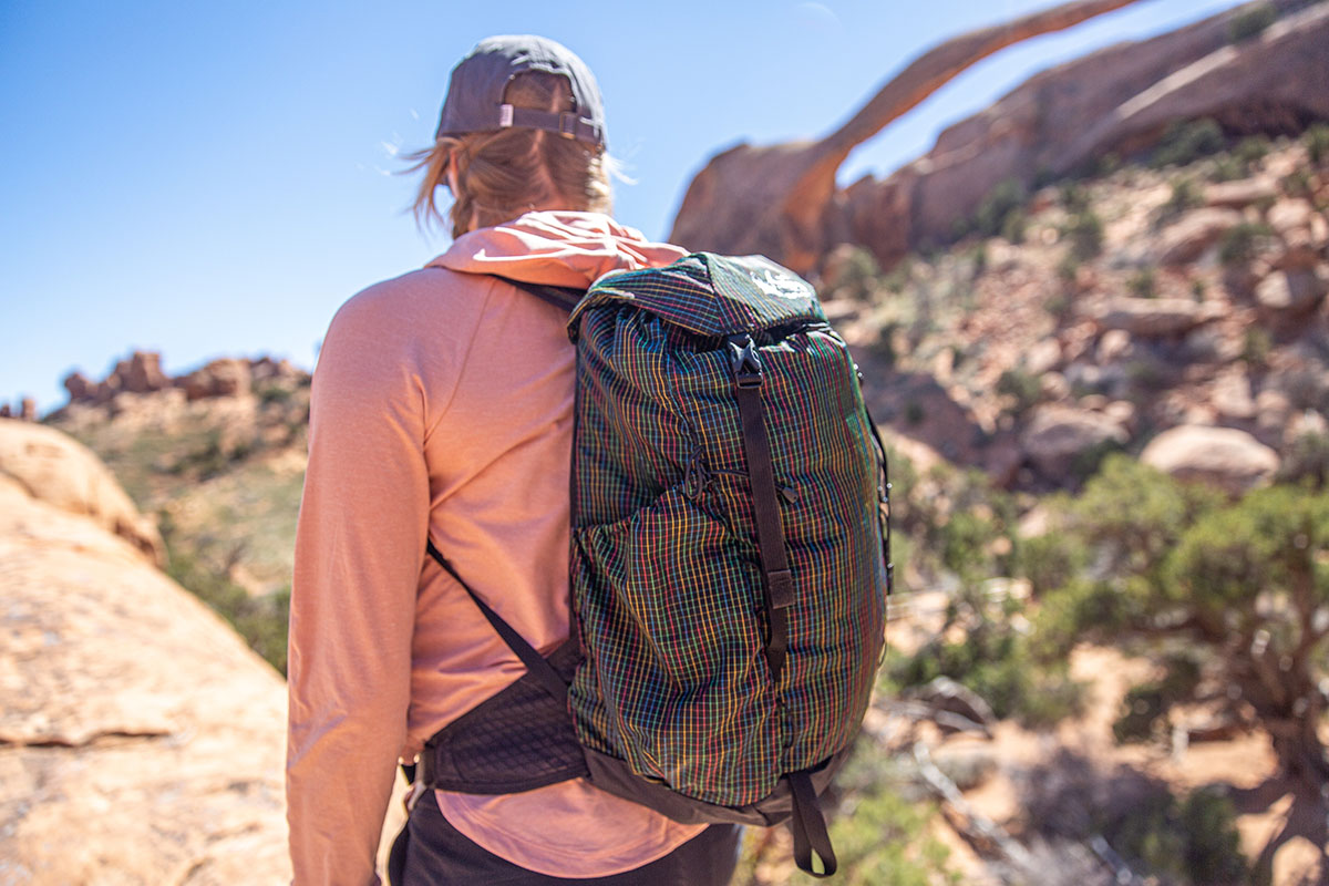 Women's daypack (closeup of REI Flash 22)